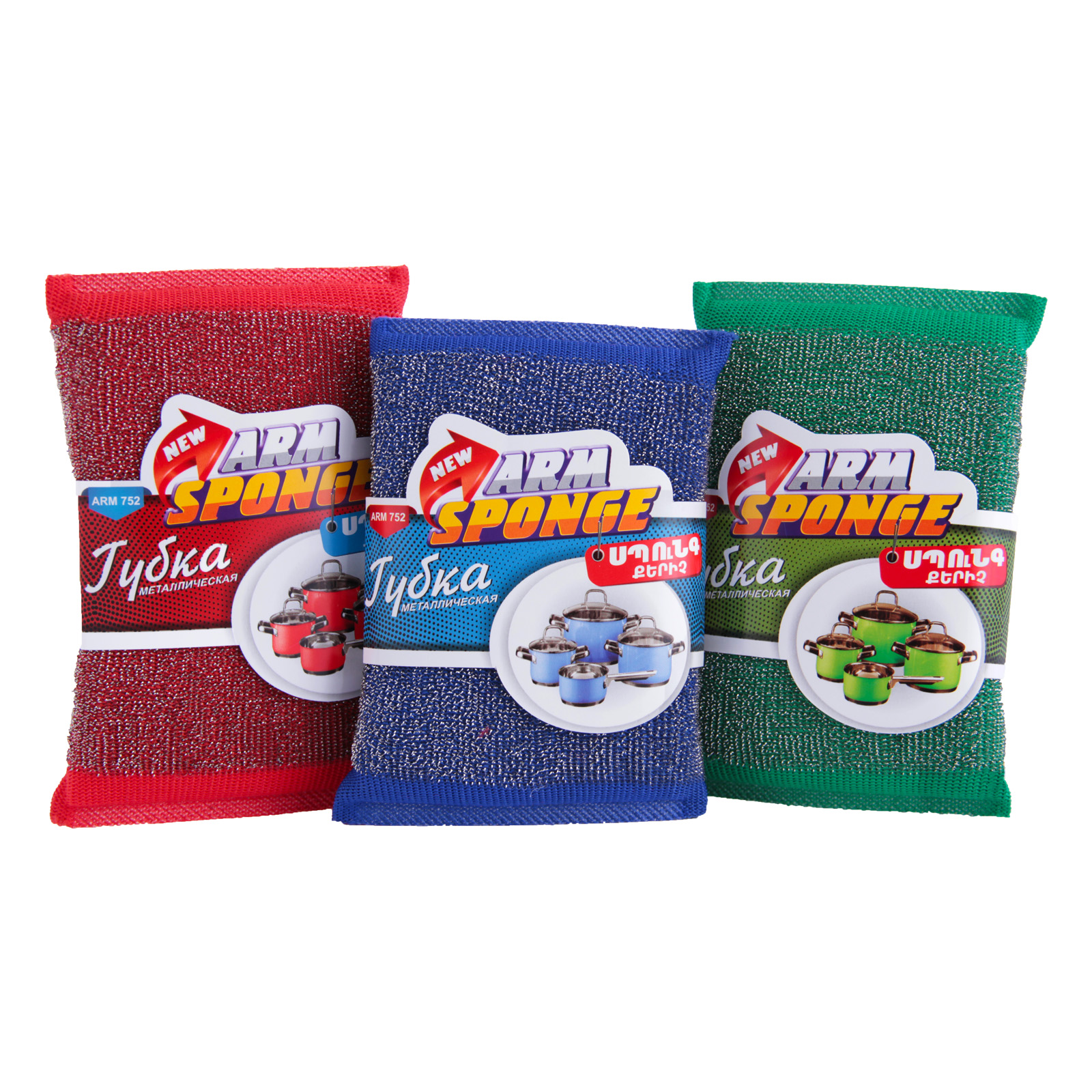 Губка металический